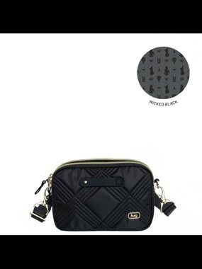 Lug Wicked Coupe 2 SE Convertible Crossbody Bag in Wicked Black~NEW with tags